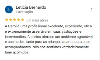 Depoimento de Letícia Bernardo sobre a Carol Furlan.
